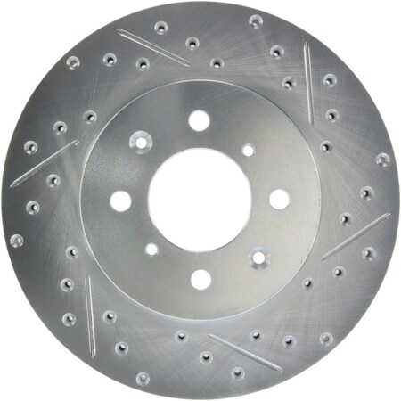 Centric Parts Select Drilled/Slotted Brake Rotor, 227.40021L 227.40021L